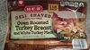 HEB Deli Shaved Oven Roasted Turkey Breast and White Turkey Meat - Product