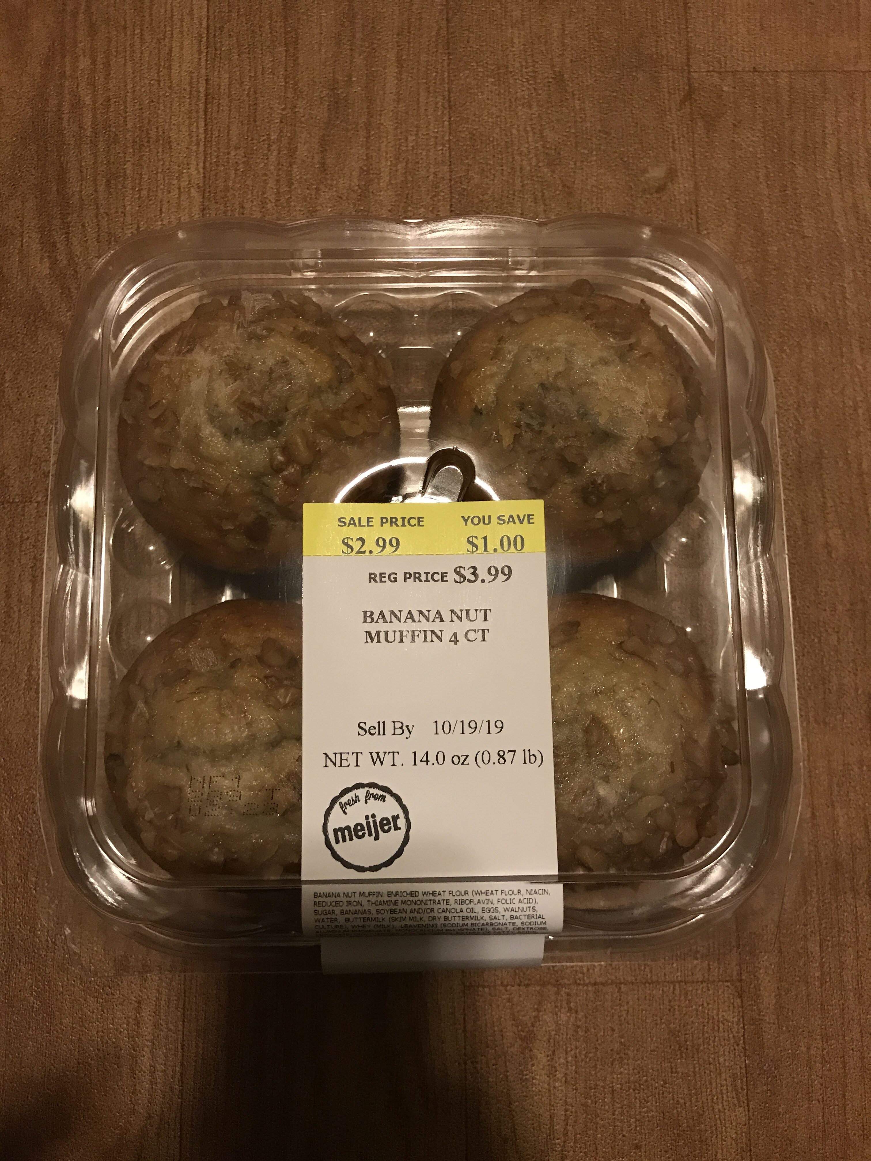 Banana Nut Muffins - Product