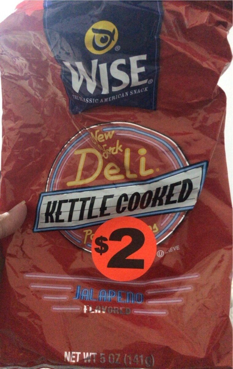 New york deli jalapeno kettle cooked potato chips - Product