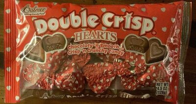 Calories in  Double Crisp Chocolate Hearts