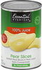 Bartlett pear slices in pear juice from concentrate - Produit
