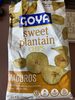 Sweet plantain chips - Product