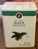 Ground black pepper - Producto