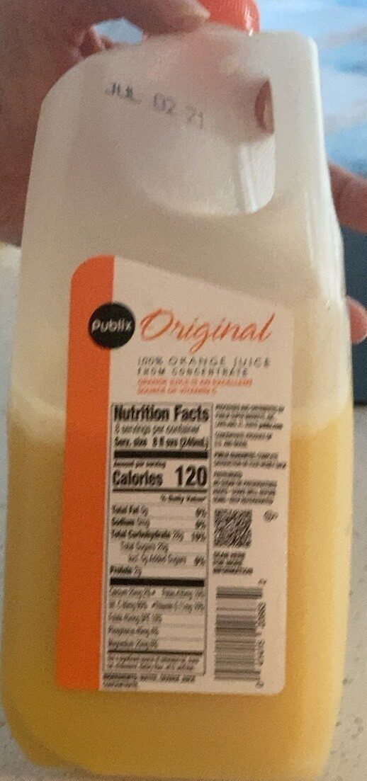 Original orange juice - Product