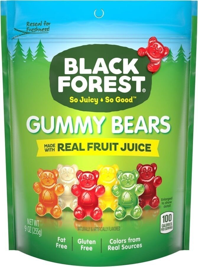 Gummy bears made with real fruit juice - Product