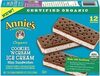 organic cookies 'n cream ice cream sandwiches - Product