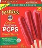 Homegrown organic cheerful cherry fruit juice pops - Product
