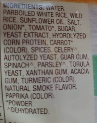 Long Grain & Wild Rice - Ingredients