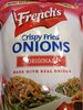 French's, crispy fried onions, original - Produit