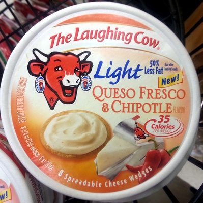 The laughing cow, spreadable cheese wedges, creamy queso fresco chipotle - Produit - en