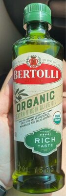 Calories in Bertolli Extra Virgin Olive Oil Organic