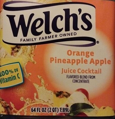 Orange pineapple apple juice cocktail - Product - en