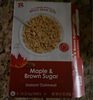 Maple & Brown Sugar Instant Oatmeal - Product