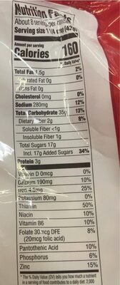 MarshmAllow mateys - Nutrition facts