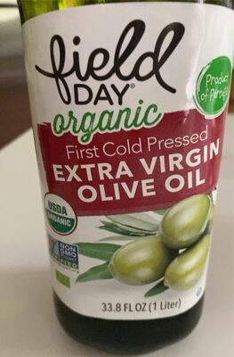 Calories in Field Day,  United Natural Foods  Inc. Organic First Cold Pressed Extra Virgin Olive Oil