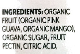 Organic Guava Mango - Ingredients