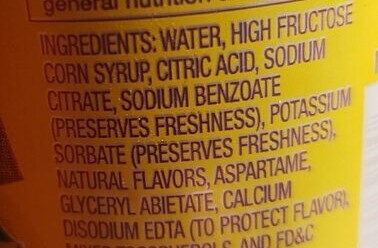 Lemonade - Ingredients