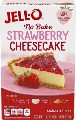 Strawberry no bake cheesecake dessert kit - Product