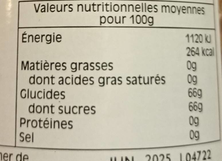 Grapefruit - Nutrition facts - fr