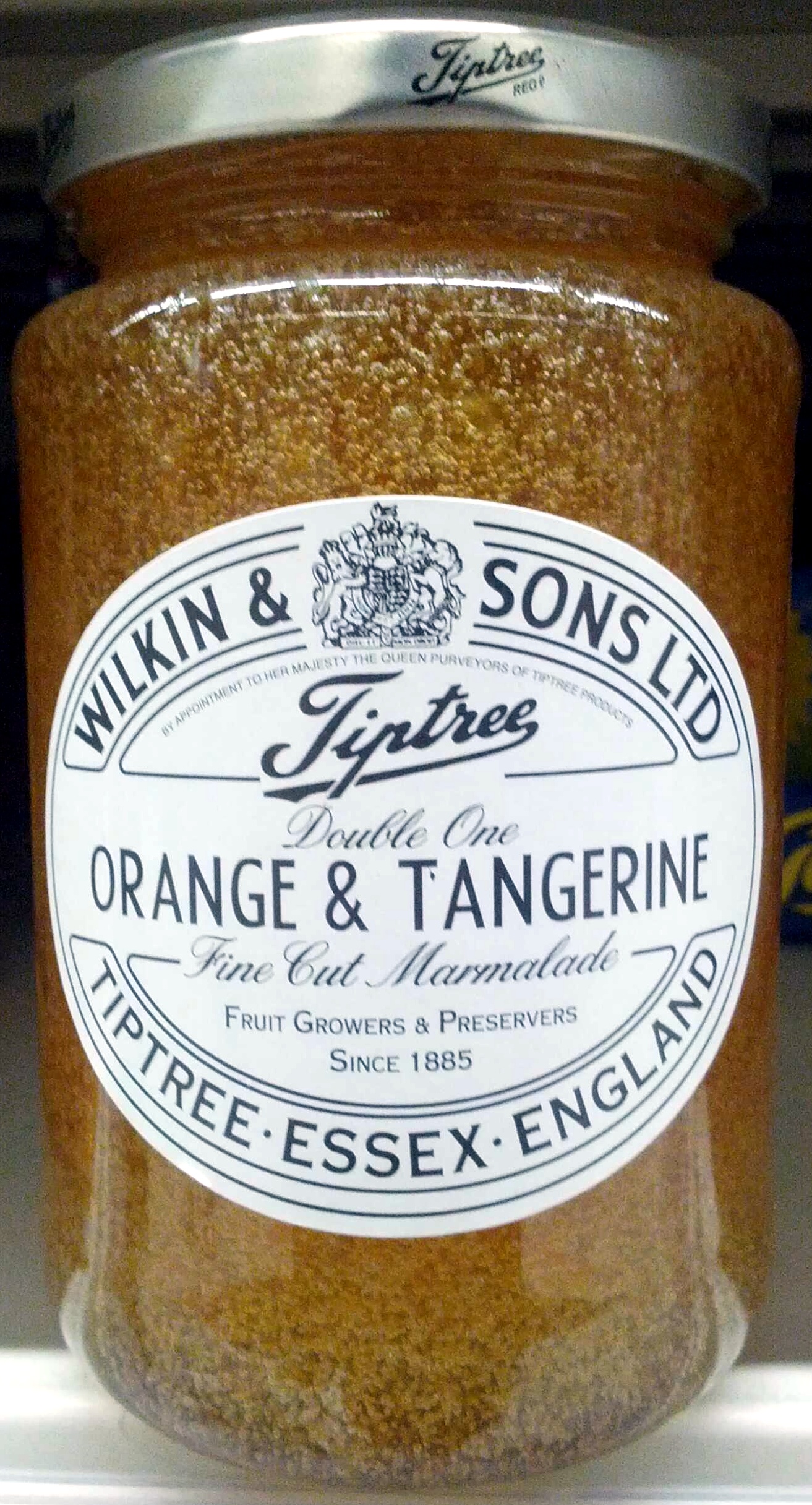 Sons Ltd Tiptree Orange & Tangerine Marmalade Fine Cut Peel - Produit - en