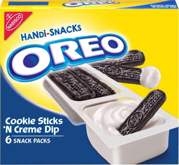 Kraft handi-snacks oreo two compartment snacks sticks and cream 1x6.000 oz - Product