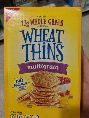 Nabisco wheat thins crackers multigrain 1x8.5 oz