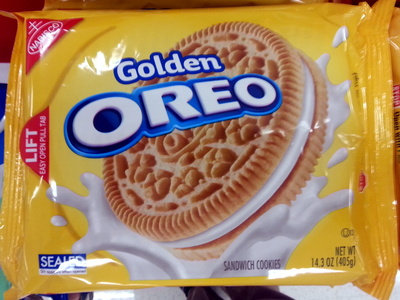 Nabisco oreo cookies golden 1x14.3 oz