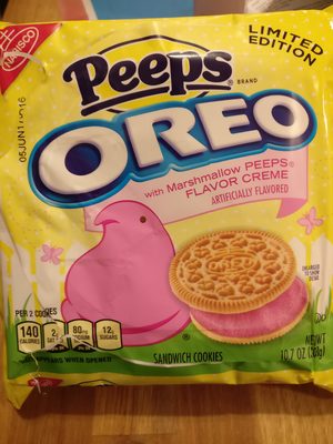 Oreo cookies peeps 1x10.7 oz - Produit