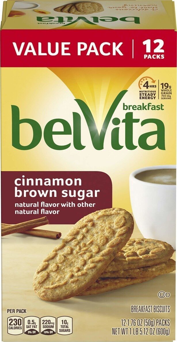 Cinnamon brown sugar breakfast biscuits - Producto - en
