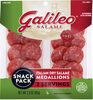 Galileo salame italian dry salame medallions snack pack - Product