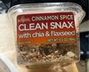 Cinnamon spice clean snax with chia & flaxseed - Product
