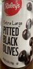 Extra large pitted black olives - Product