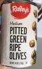 Medium pitted green ripe olives - Product