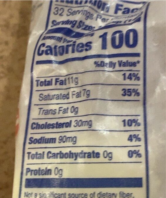 Challenge Butter Salted Butter - Nutrition facts