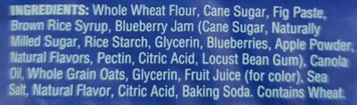 Blueberry Fig Bar - Ingredients