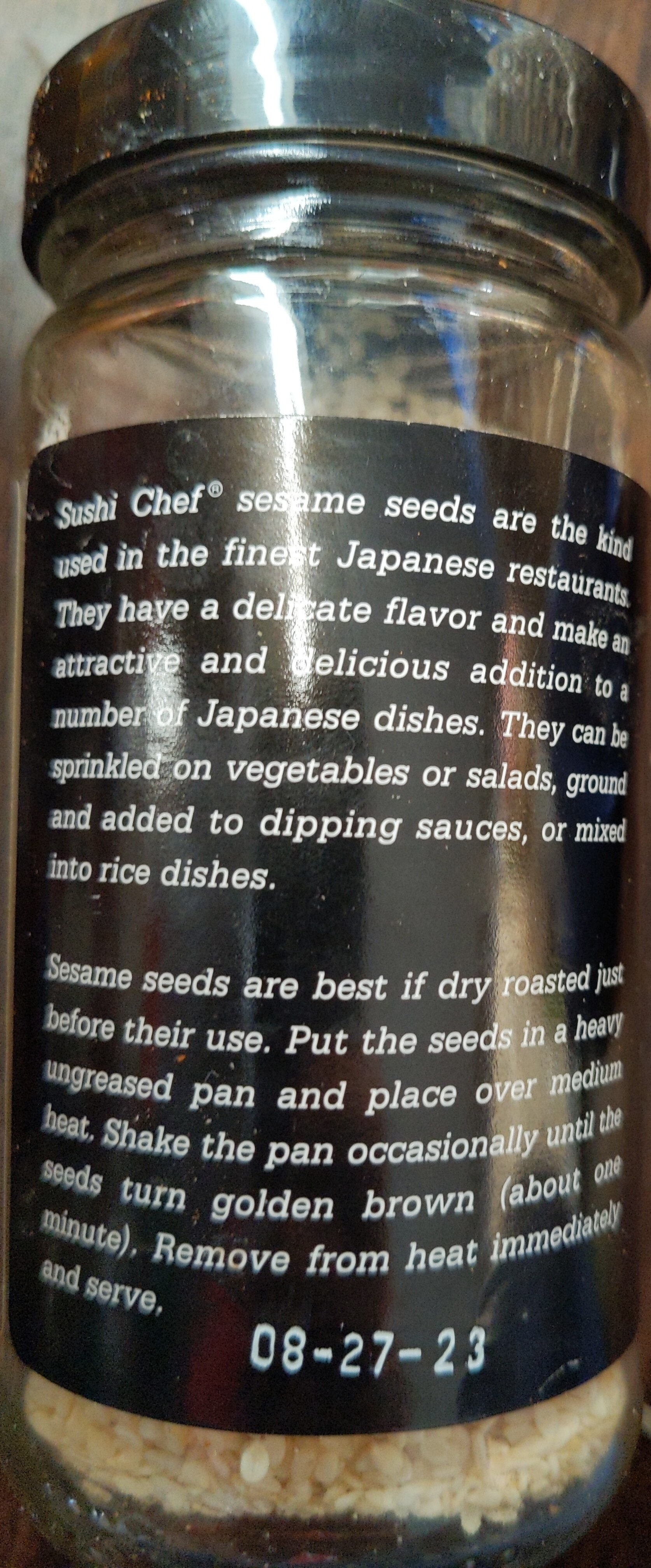 White Sesame Seeds, 3.75 OZ - Product