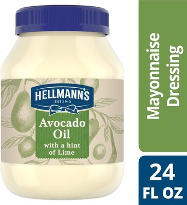 Avocado oil mayonnaise dressing with a hint of lime
