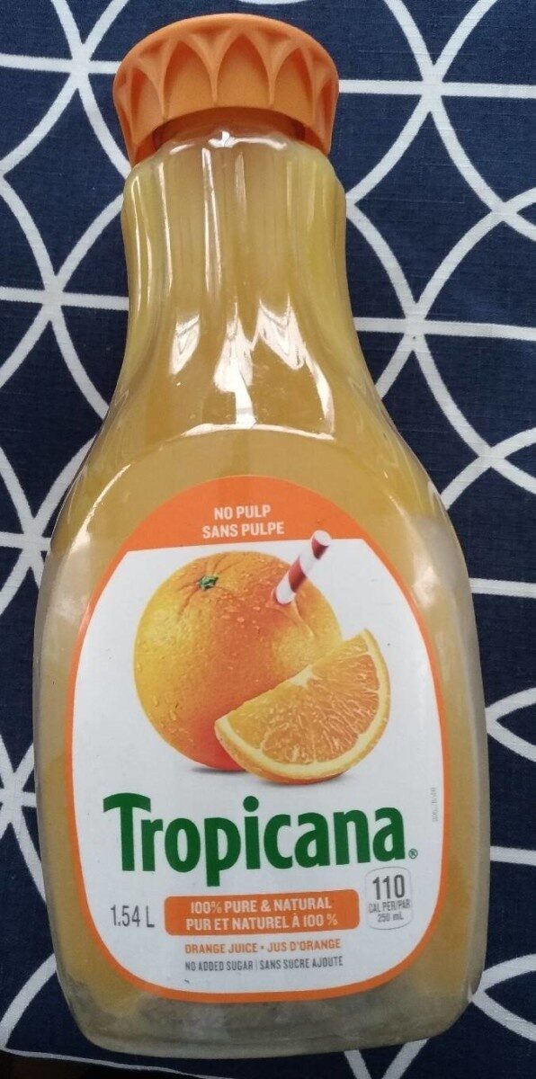Tropicana jus d'orange pur et naturel à 100% - Produit - en