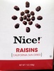 Sun dried raisins - Prodotto