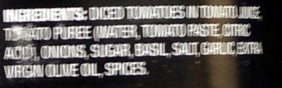 Delish, tomato & basil pasta sauce, tomato,basil - Ingredients