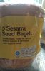 5 Sesame Seed Bagels - Produit