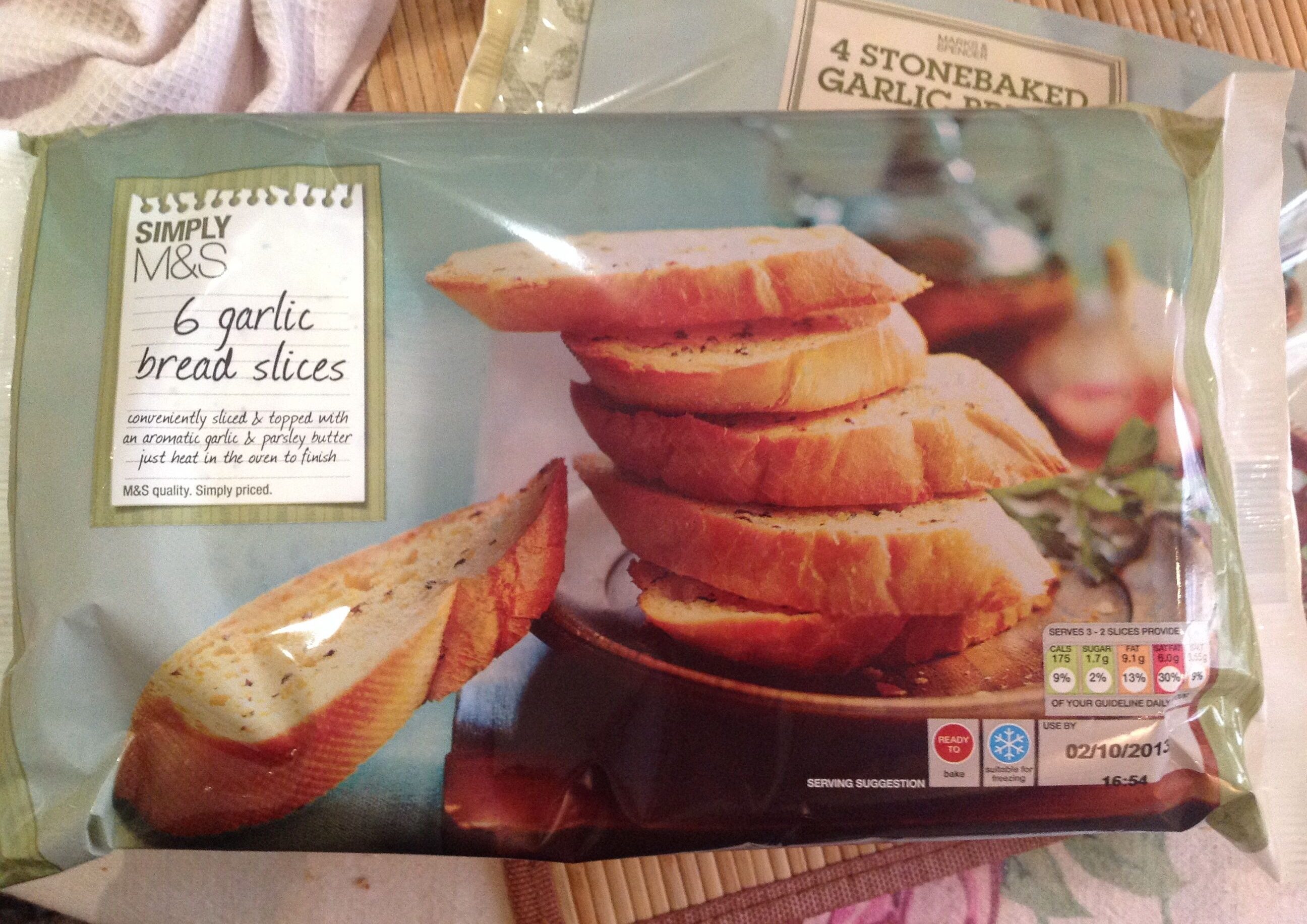 6 Garlic Bread Slices - Product - fr