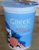 Greek style peach yogurt - Producto