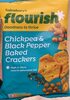 Flourish chickpea and black pepper baked crackers - 产品