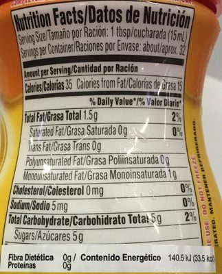 Coffee mate coffee creamer - Nutrition facts - es