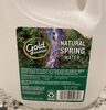natural spring water - Product