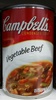 Vegetable Beef Condensed Soup - Product