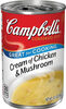 Campbell& condensed cream of chicken & mushroom soup - Product