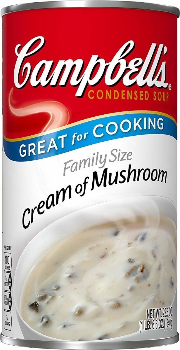 Condensed family size cream of mushroom soup - Product