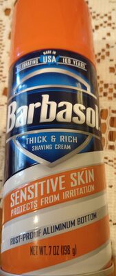 barbasol sensitive skin - Product